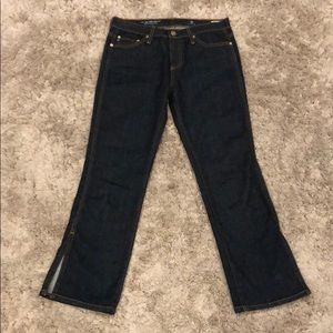 AG Adriano Goldschmied Jodi Crop Side Slit Jean